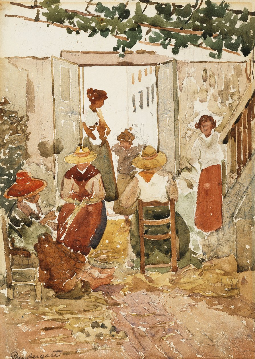 Dentellières, Venise, 1898 - Maurice Brazil Prendergast