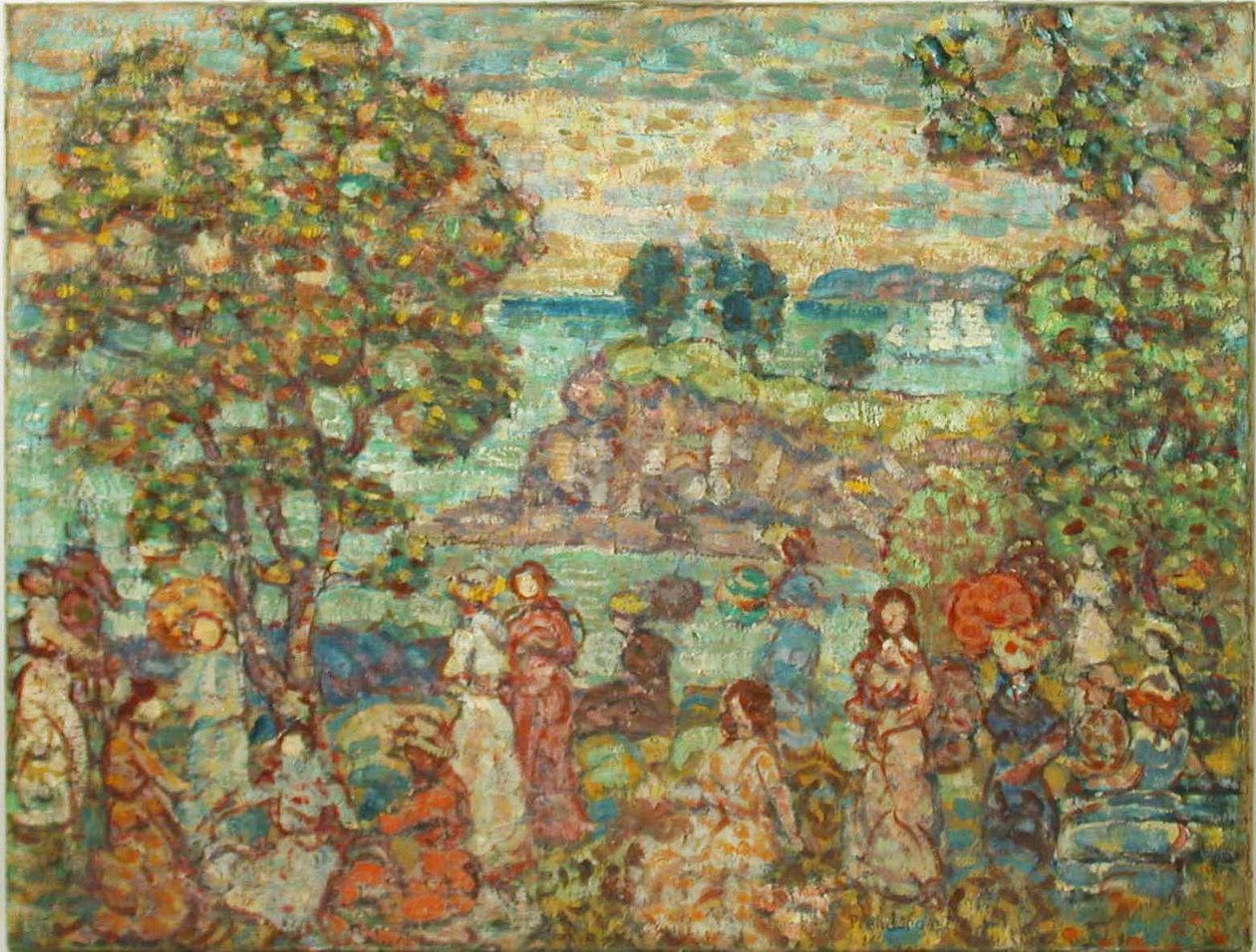 Paysage (Scène de plage) - Maurice Brazil Prendergast