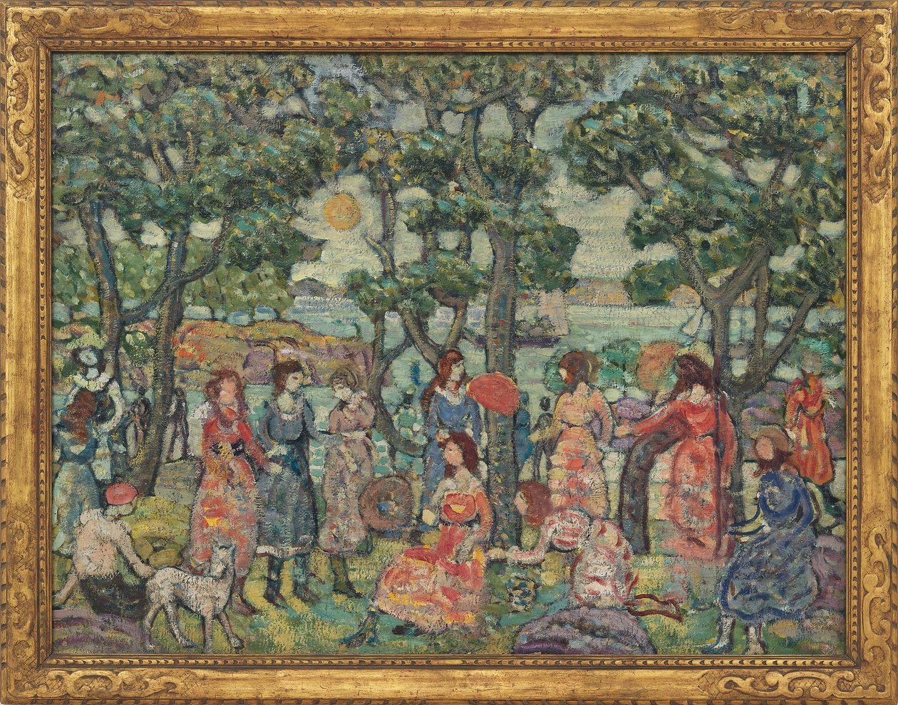 Paysage avec figures - Maurice Brazil Prendergast
