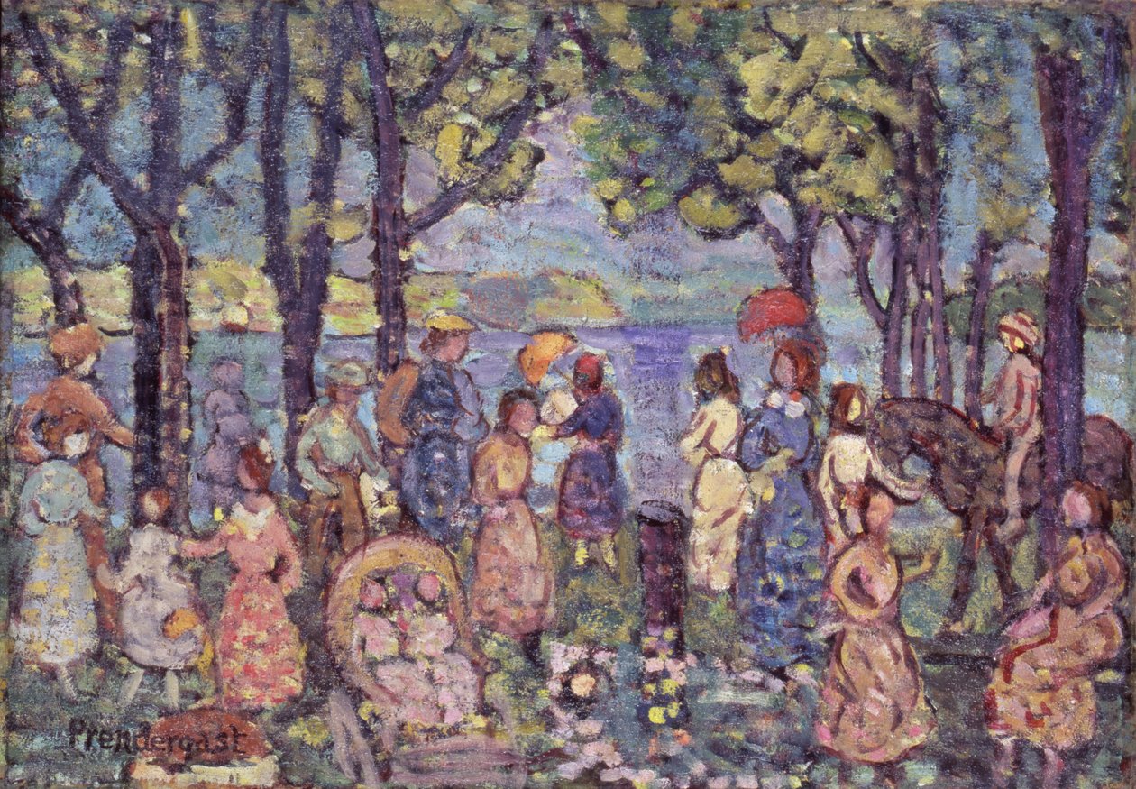 Été, Nouvelle-Angleterre, 1912 - Maurice Brazil Prendergast