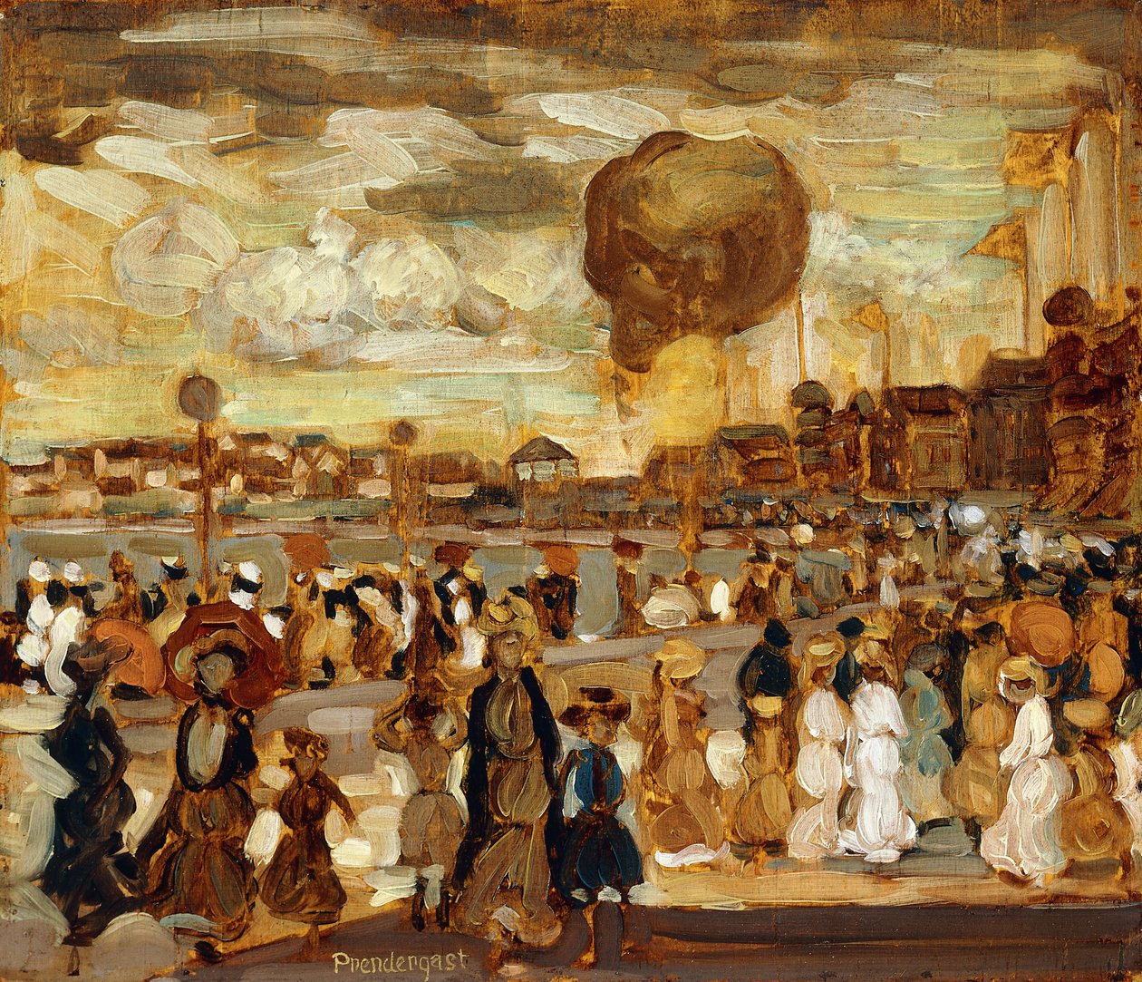 Le Ballon - Maurice Brazil Prendergast