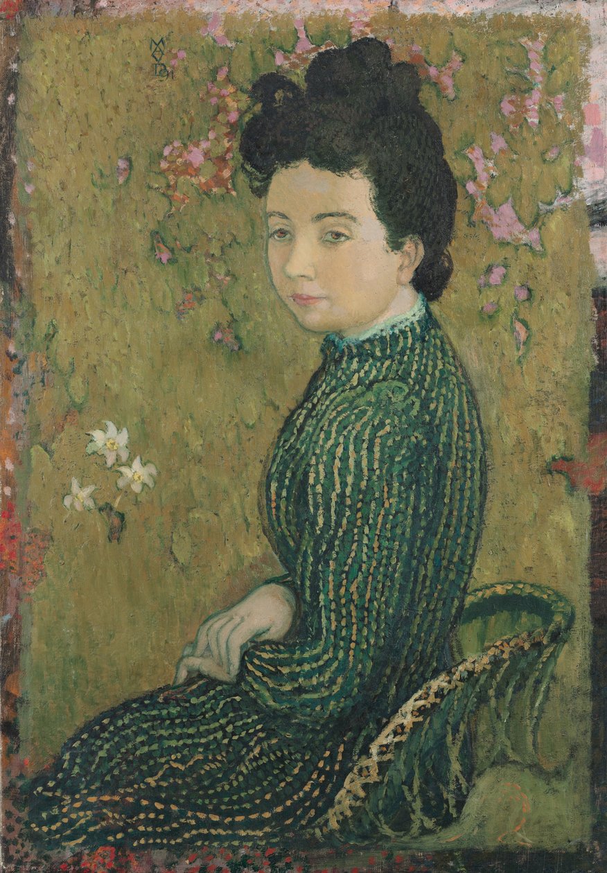 Eva Meurier en robe verte, 1891 - Maurice Denis