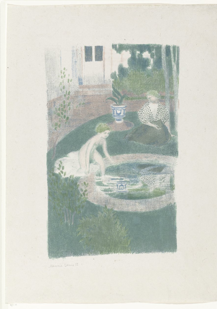 Le reflet dans la fontaine - Maurice Denis