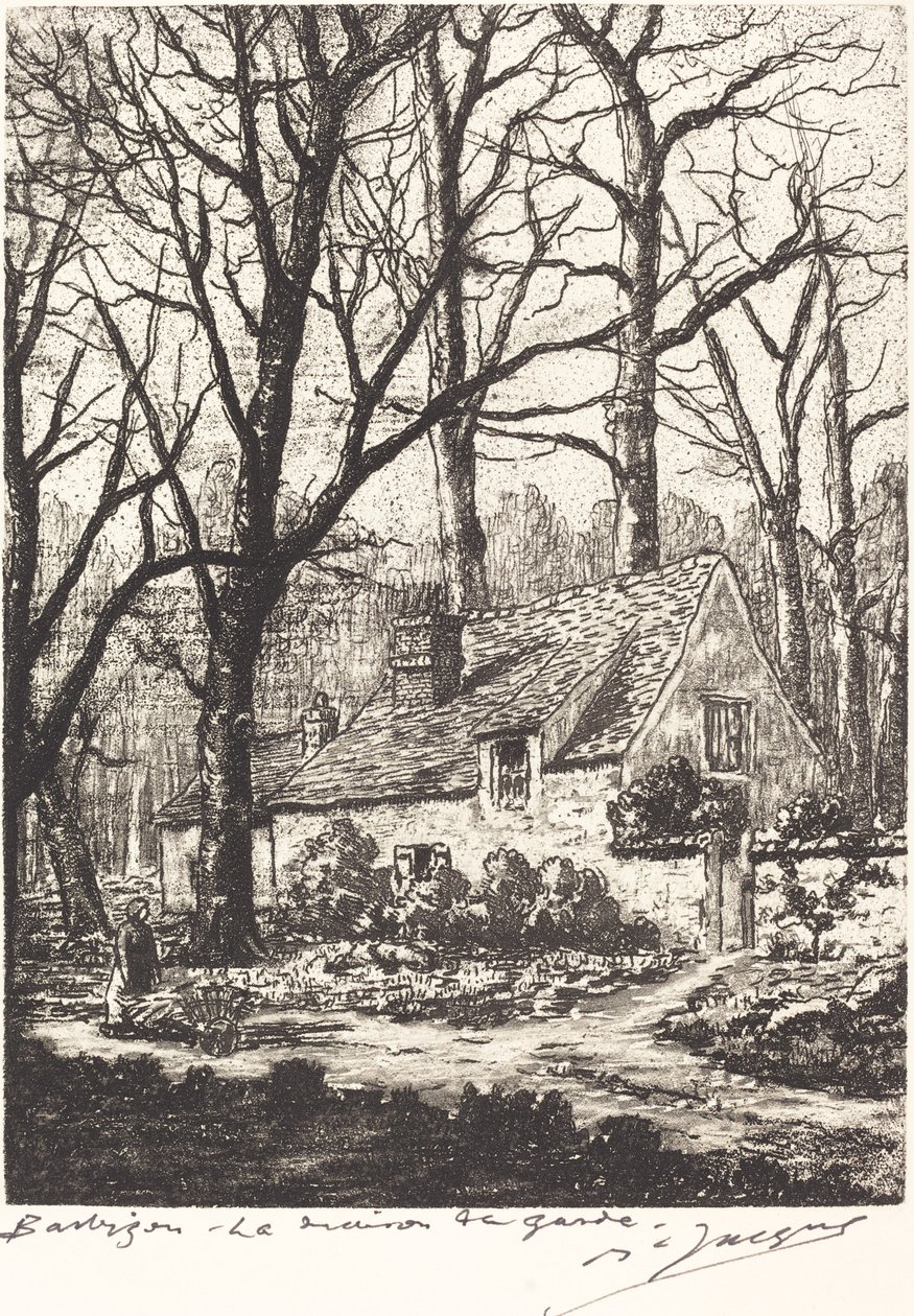 Barbizon : La maison de garde - Maurice Jacque