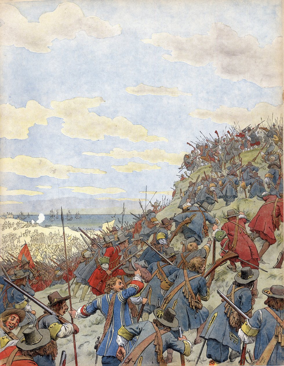 La bataille des Dunes (près de Dunkerque) - Maurice Leloir