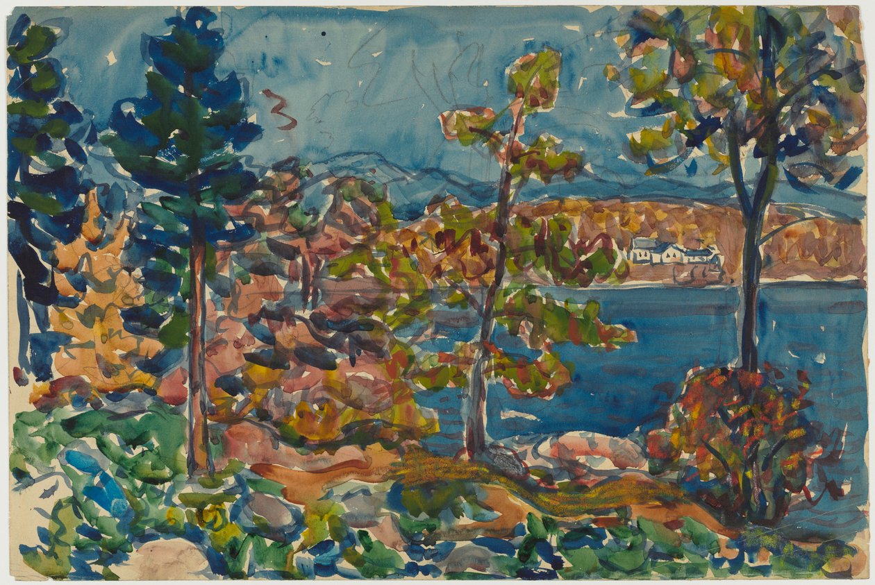 Au bord de la mer - Maurice Prendergast