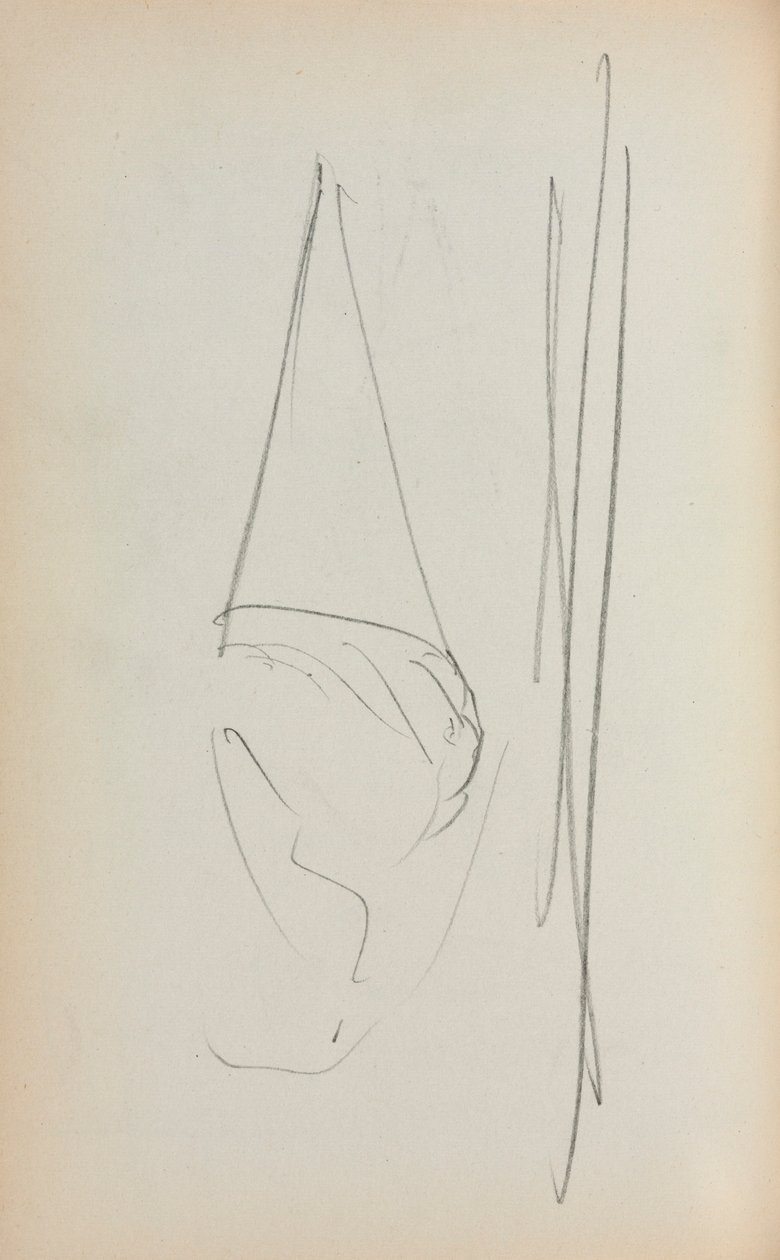 Carnet de croquis italien : Voile (page 69) - Maurice Prendergast