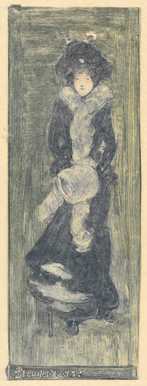 Dame Su Hui et son puzzle de vers - Maurice Brazil Prendergast