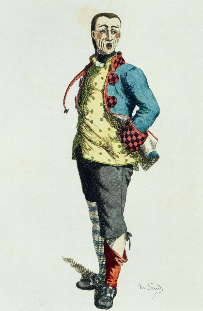 Stenterello en 1858 - Maurice Sand