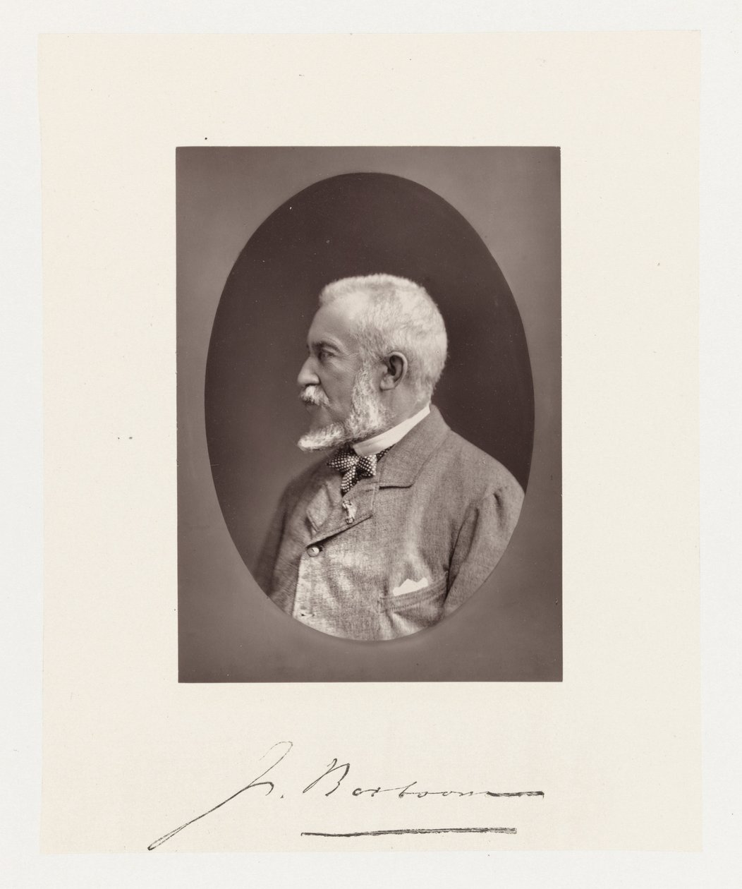 Portrait de Johannes Bosboom - Maurits Verveer (attributed to)