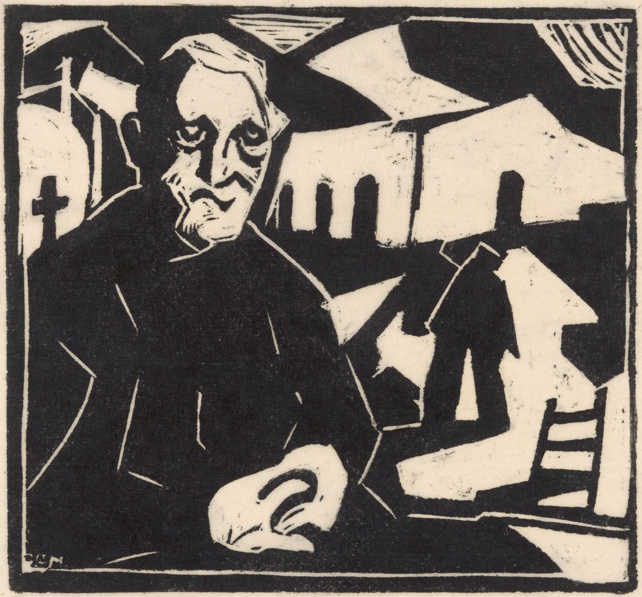 Homme assis - Maurits de Groot (signed by artist)