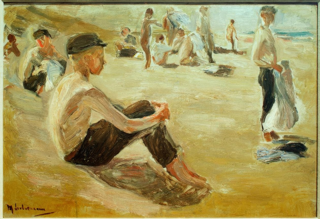 Garçons se baignant - Max Liebermann
