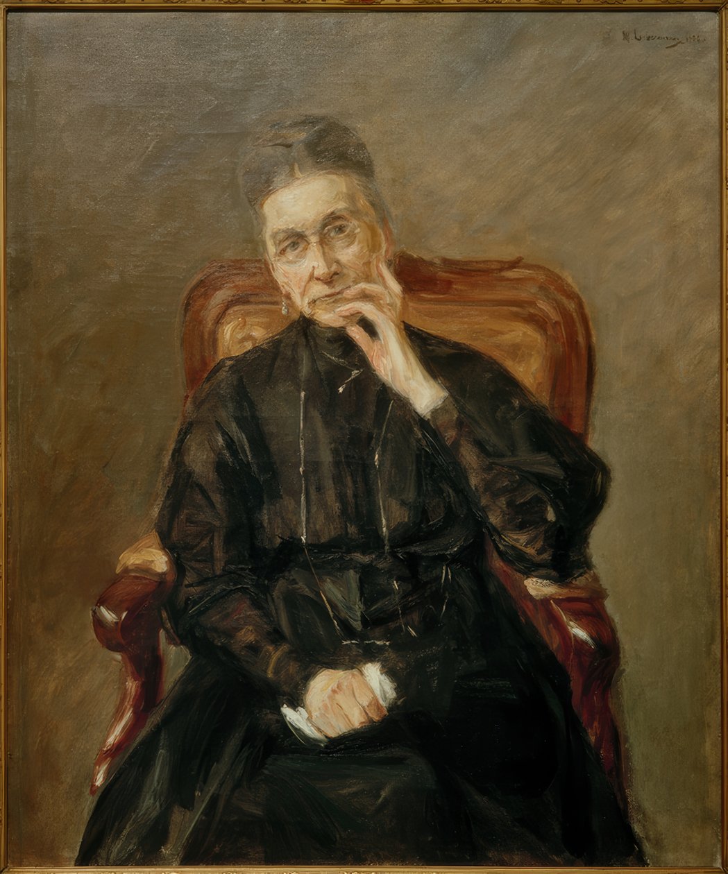 Portrait de Madame Bertha Biermann - Max Liebermann