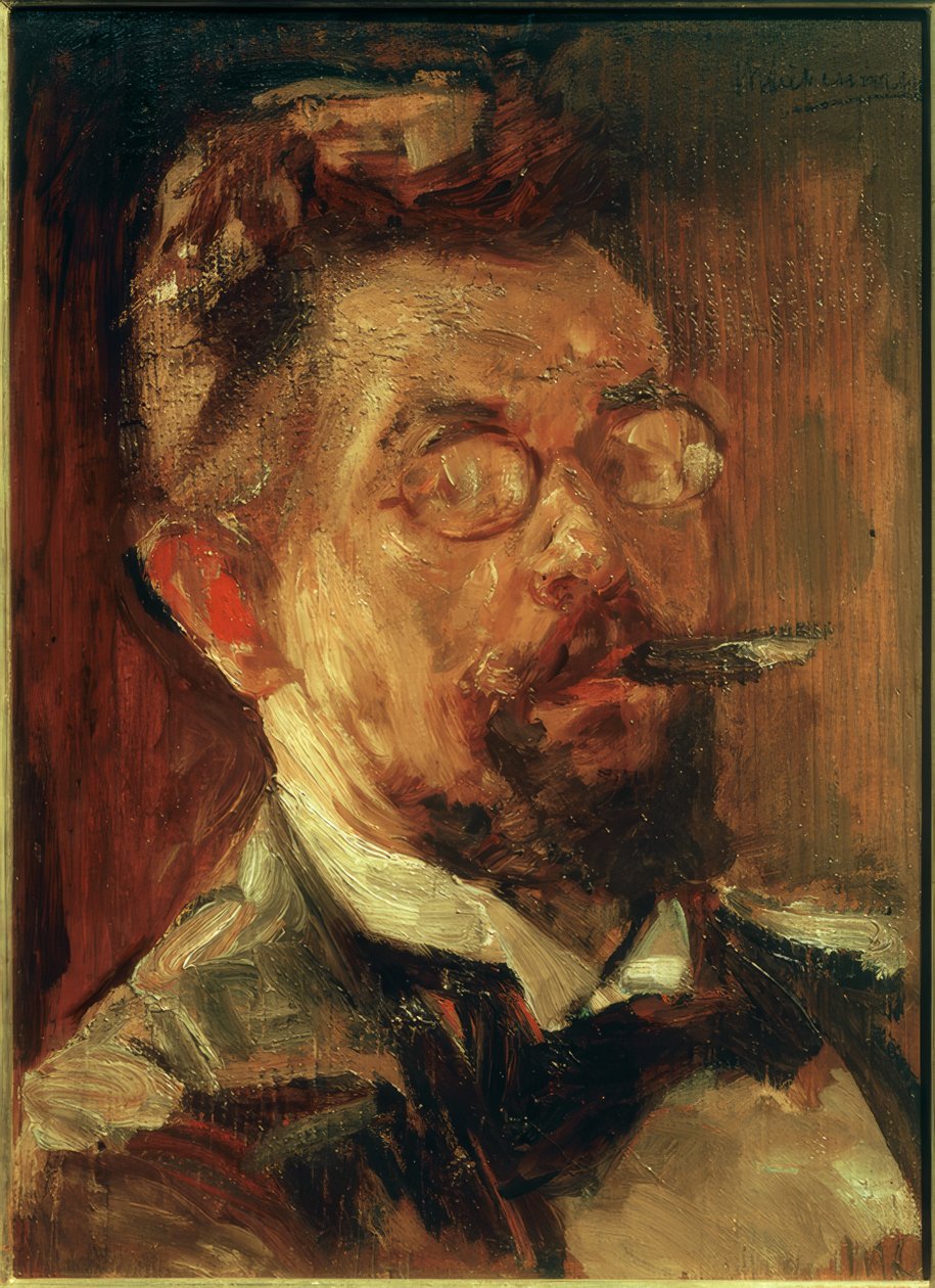 Portrait de Max Slevogt - Max Liebermann