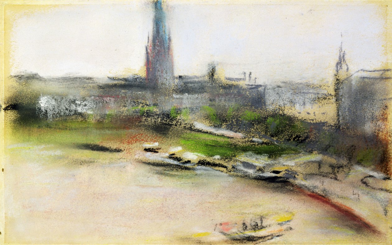 Binnenalster au Jungfernstieg, 1909 - Max Liebermann