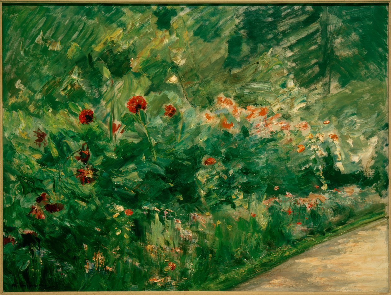 Massifs de fleurs dans le jardin utilitaire vers le sud-ouest - Max Liebermann