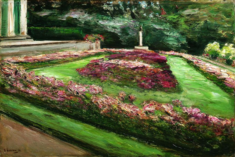 Terrasse de fleurs dans le jardin de Wannsee - Max Liebermann