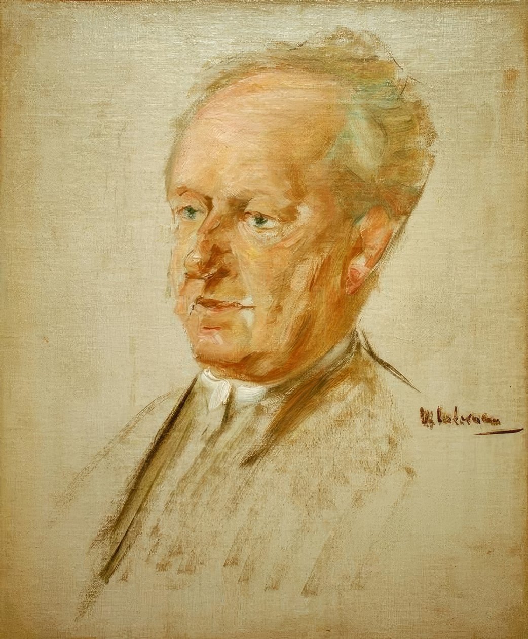 Portrait de Gerhart Hauptmann - Max Liebermann