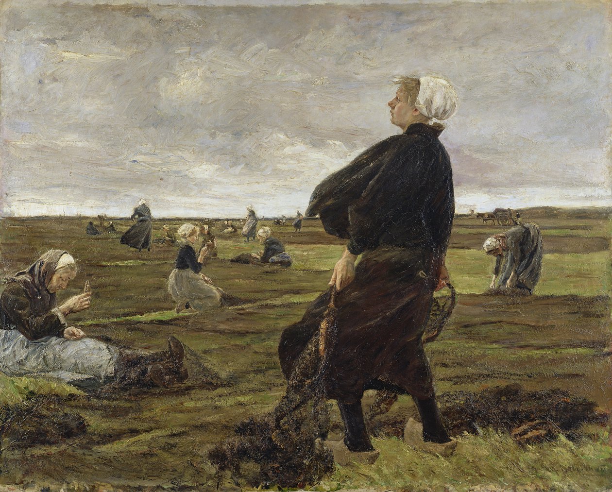 Réparation des filets, 1889 - Max Liebermann