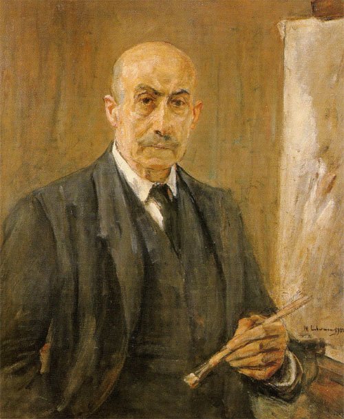 Autoportrait avec palette - Max Liebermann