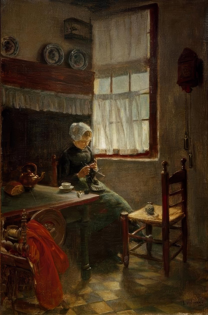 Travail tranquille - Max Liebermann