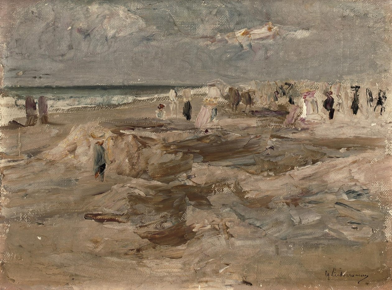 Plage à Noordwijk - Max Liebermann