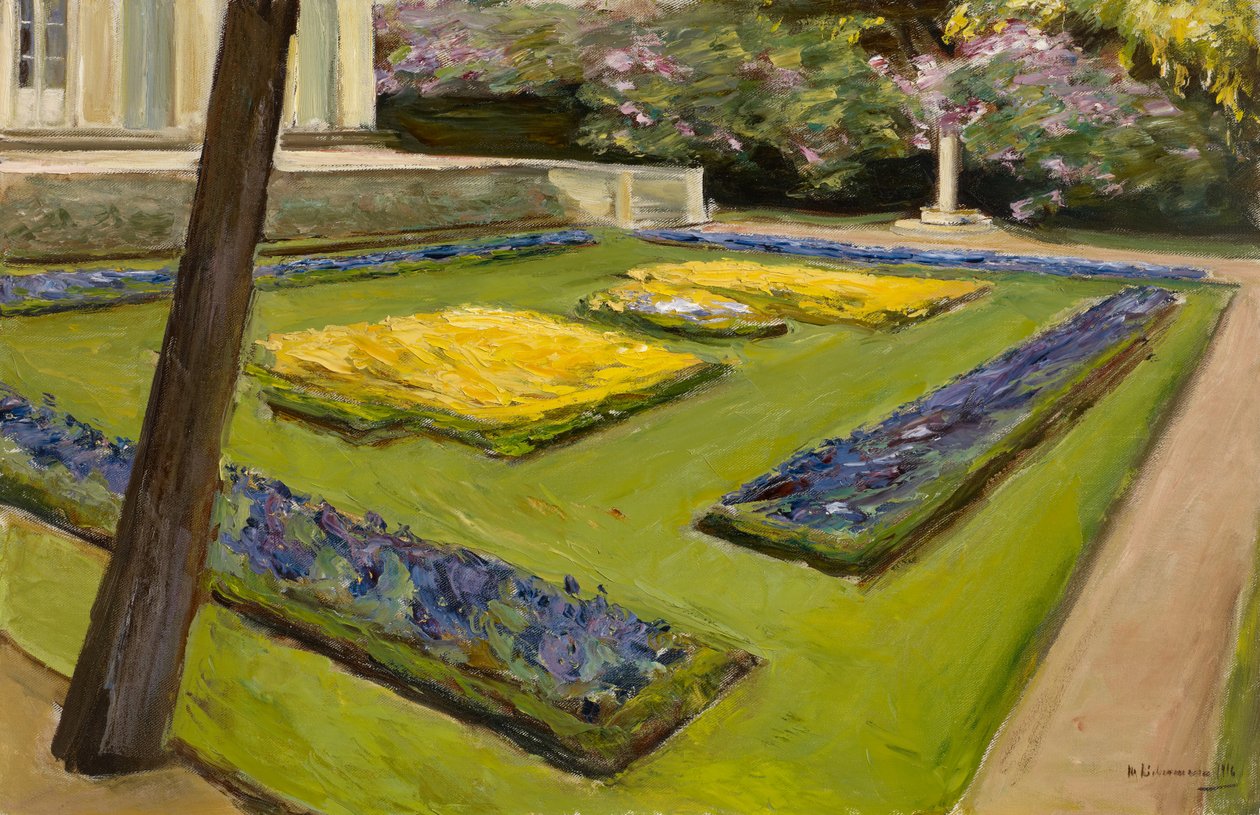 Terrasse dans le jardin près du lac Wannsee vers le nord-ouest - Max Liebermann