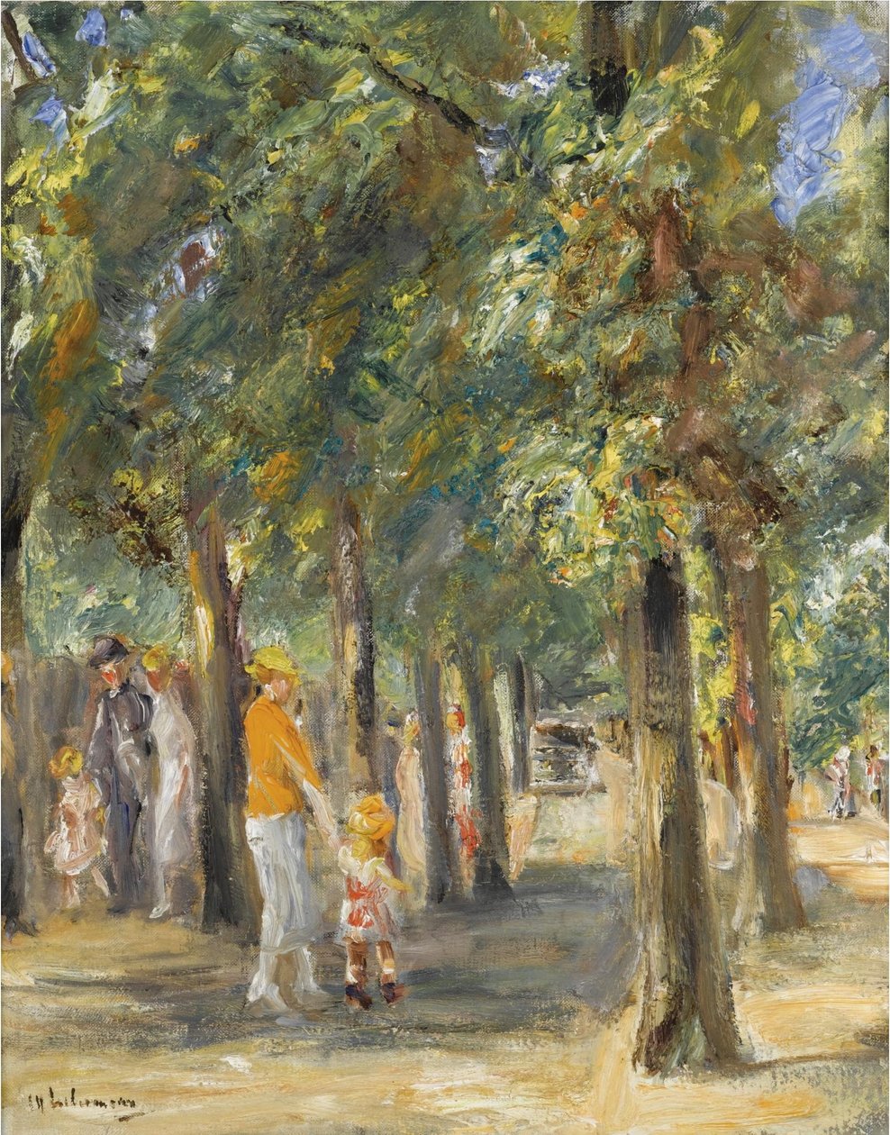 Scène du Tiergarten - Max Liebermann
