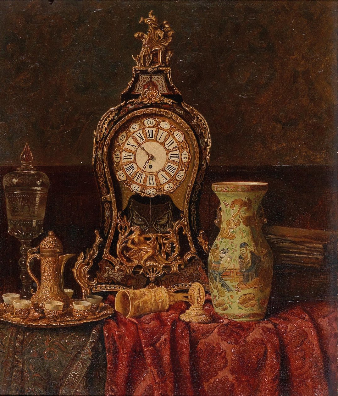 Nature morte avec antiquités - Max Schodl