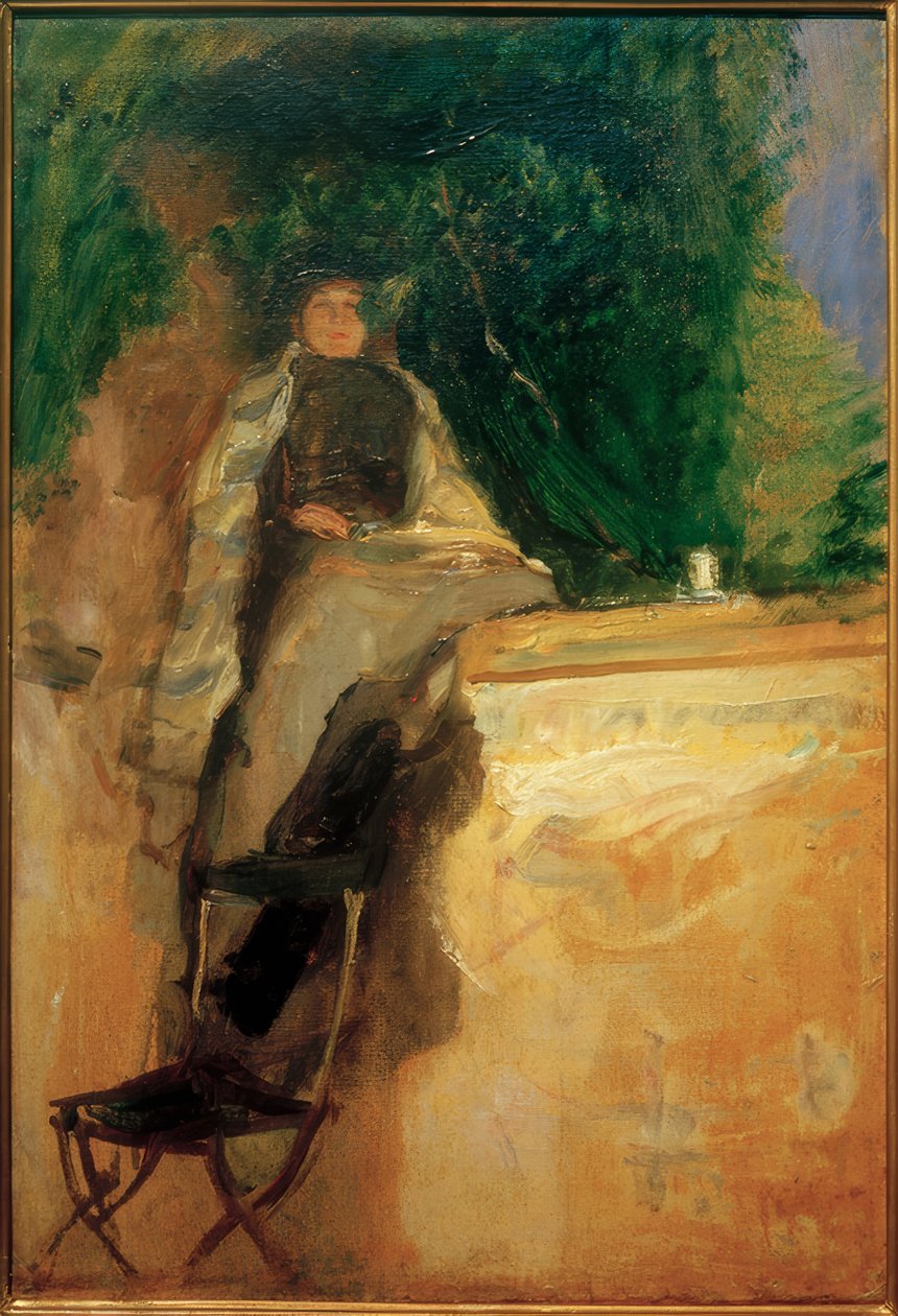 Sur le mur du jardin - Nini Slevogt - Max Slevogt