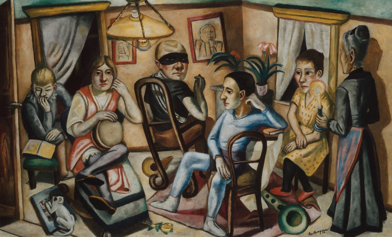 Avant le bal masqué, 1922 - Max Beckmann
