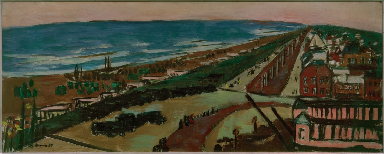 Vue de Zandvoort au soir - Max Beckmann