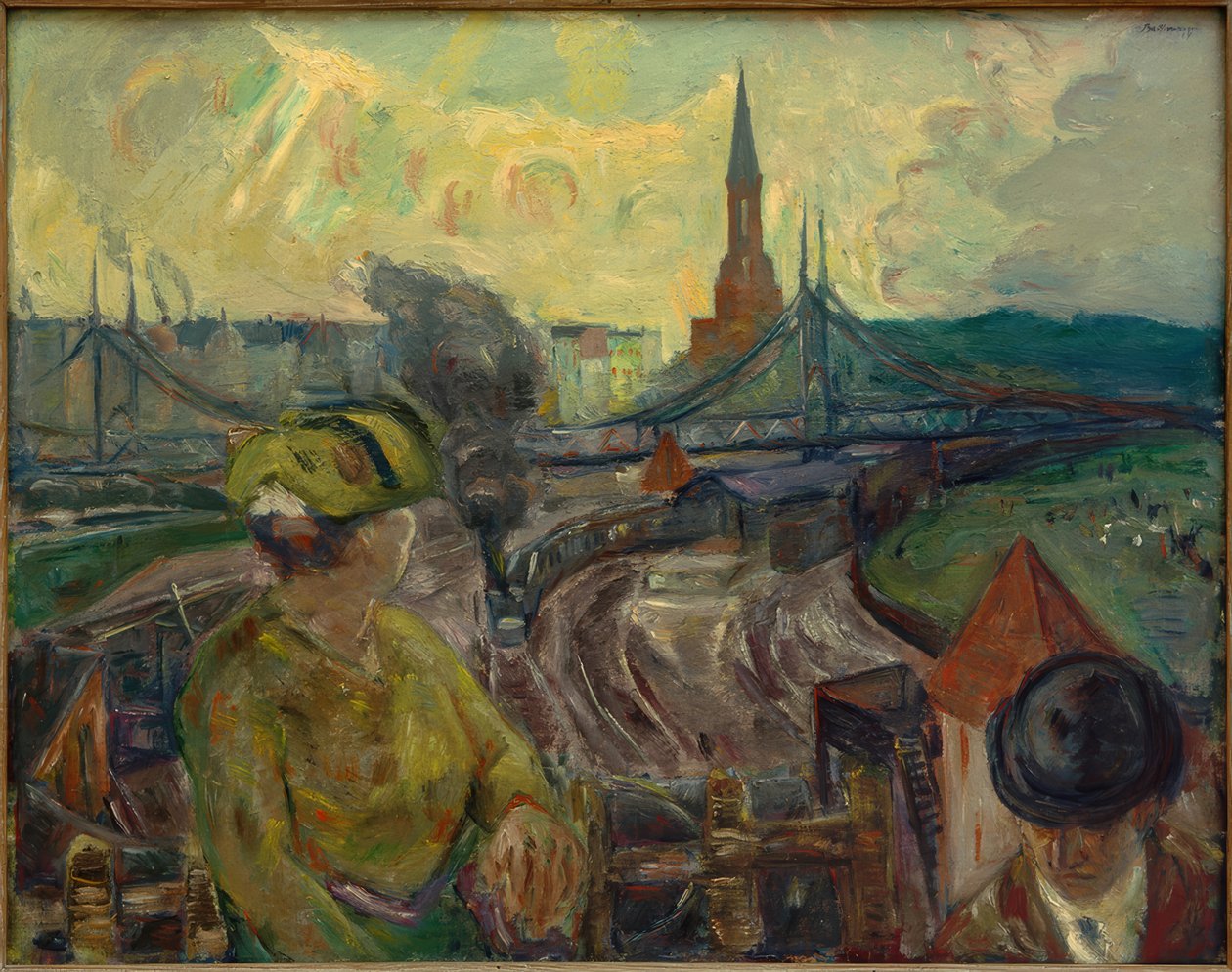 Vue sur la Gare Gesundbrunnen - Max Beckmann