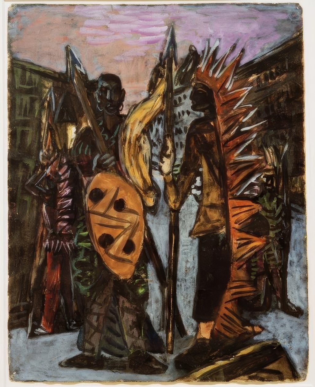 Garçons Jouant aux Indiens - Max Beckmann