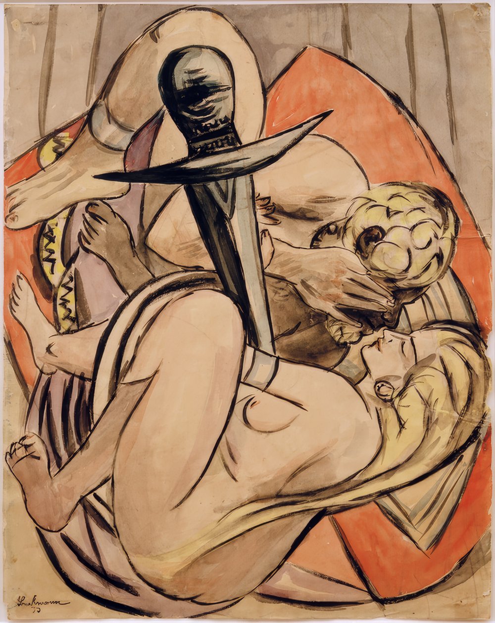 Frère et sœur - Max Beckmann