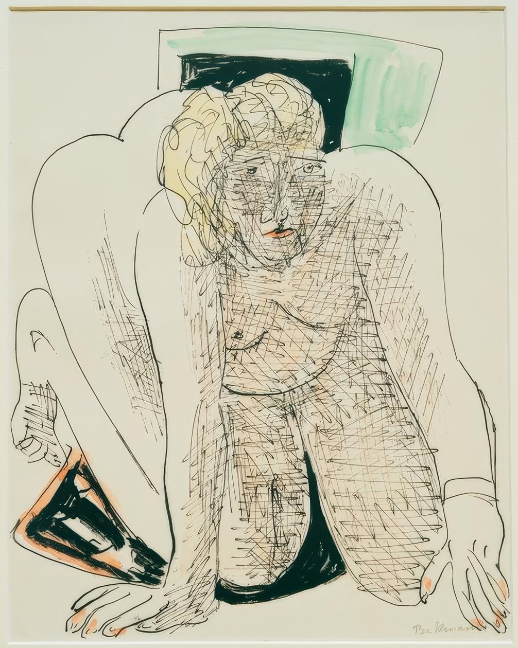 Femme rampante - Max Beckmann
