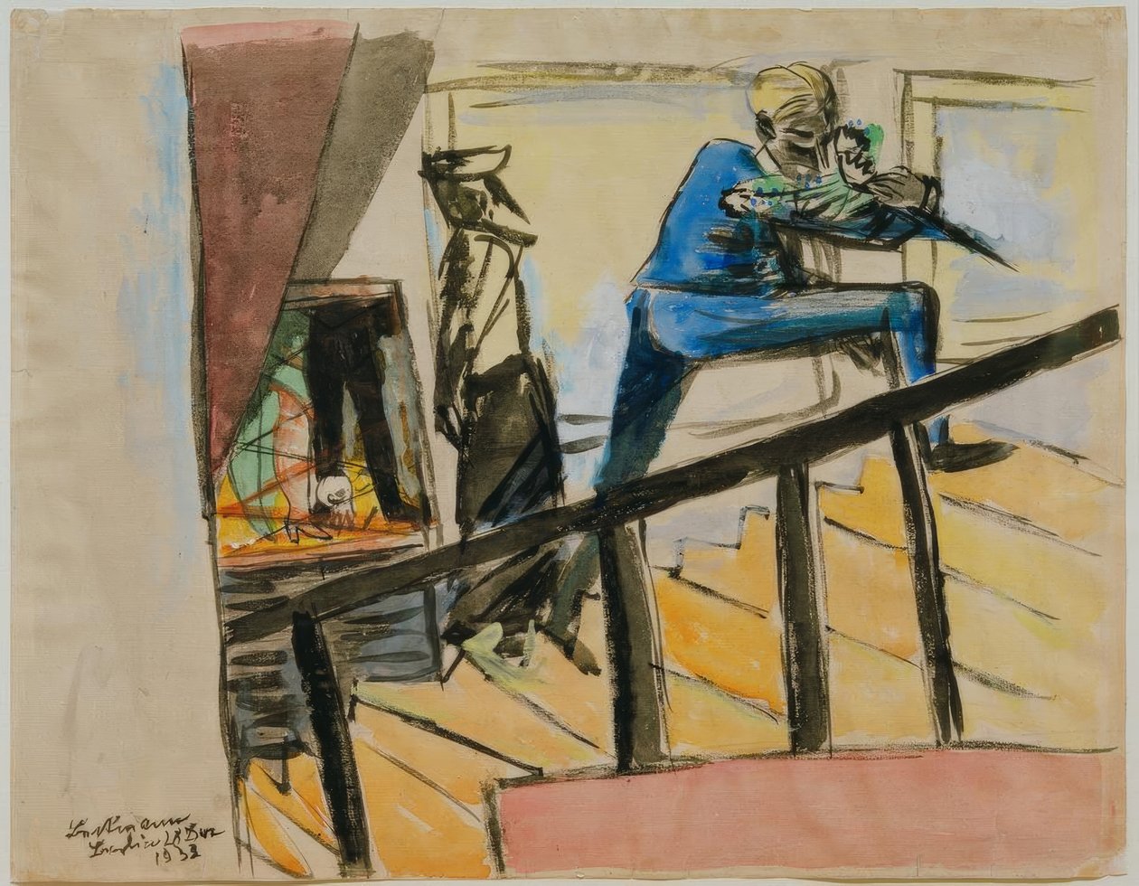 Le groom - Max Beckmann