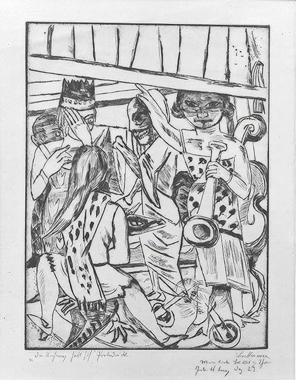 Le rideau se lève - Max Beckmann