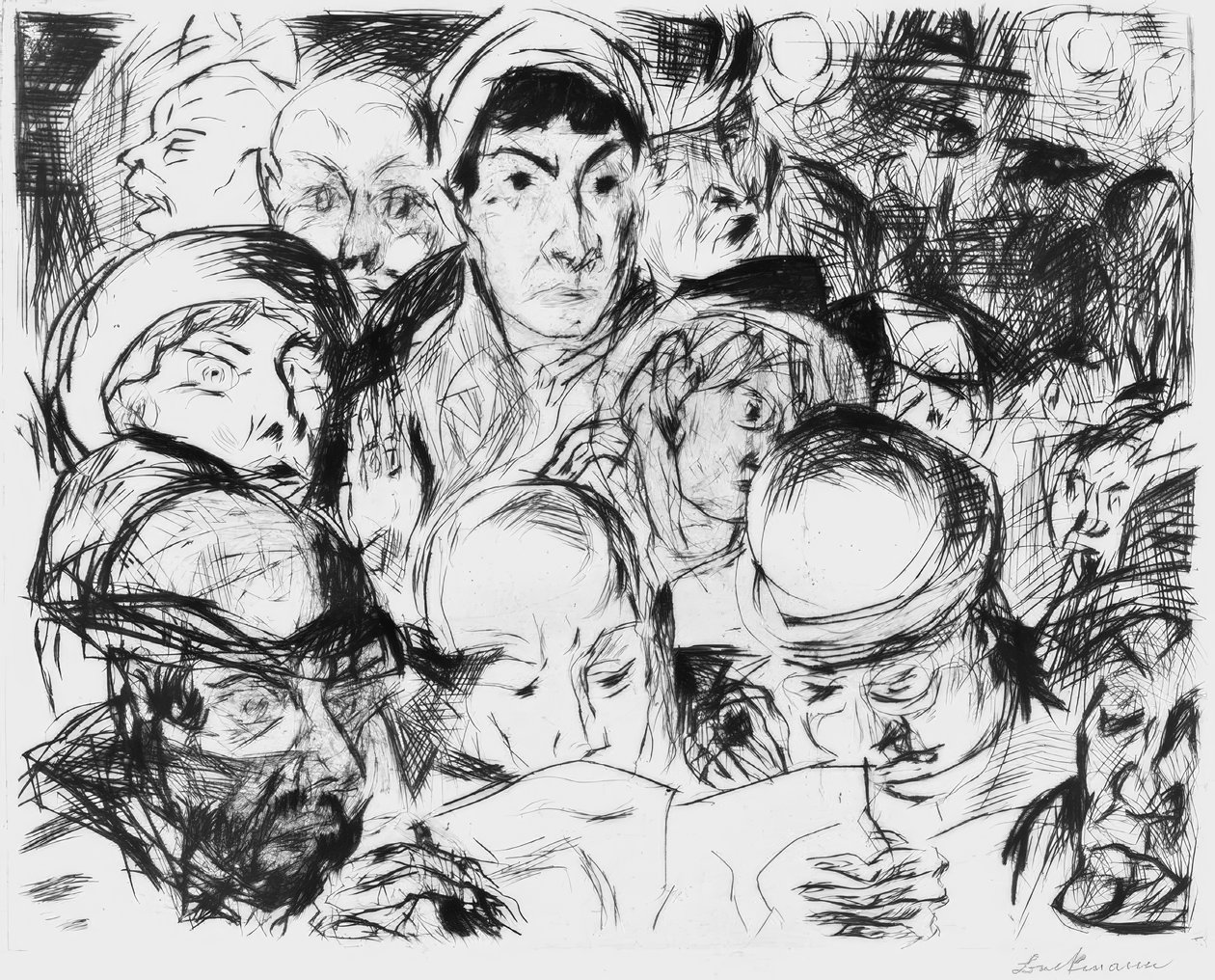 La déclaration de guerre - Max Beckmann