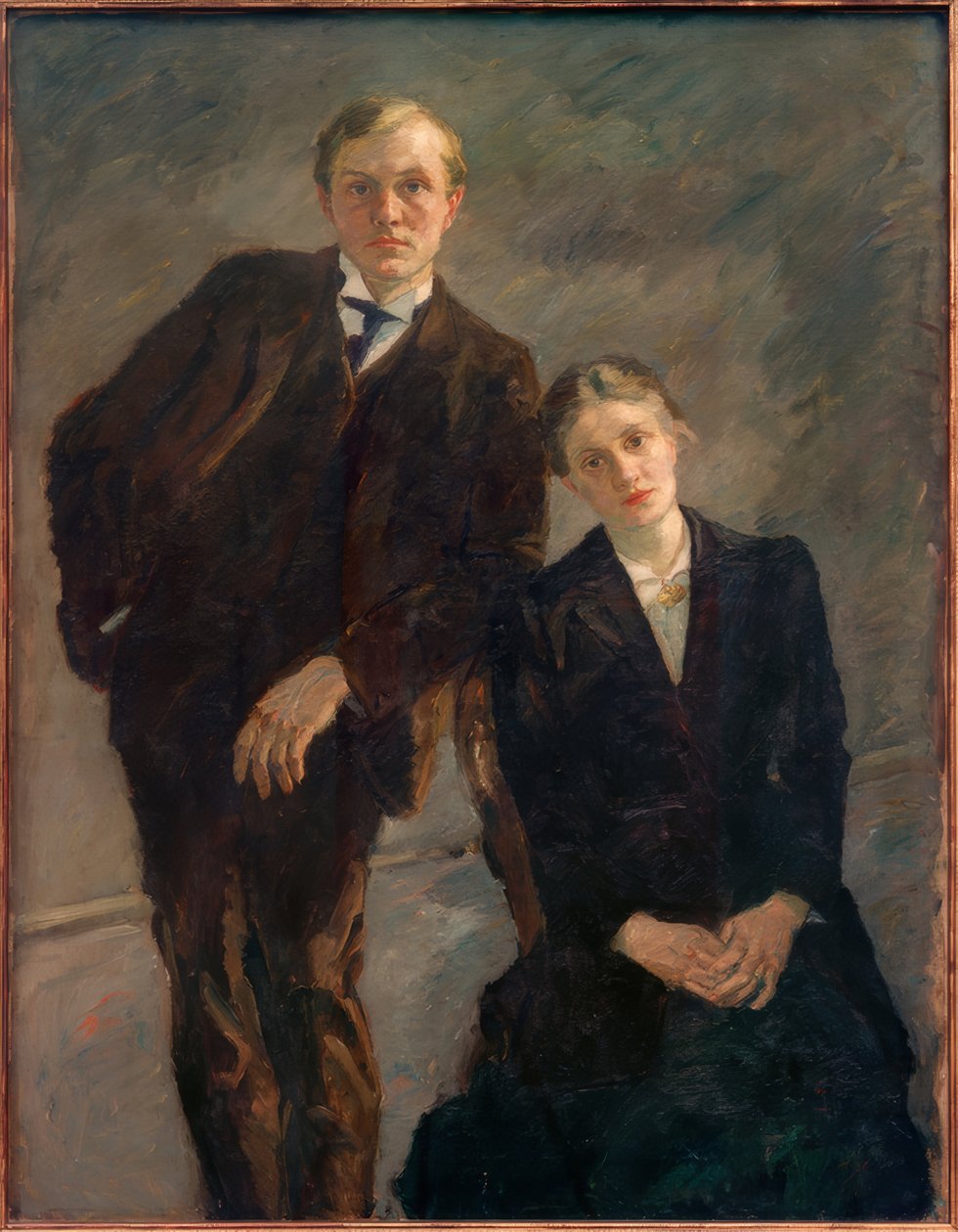Double portrait de Max Beckmann et Minna Beckmann-Tube - Max Beckmann