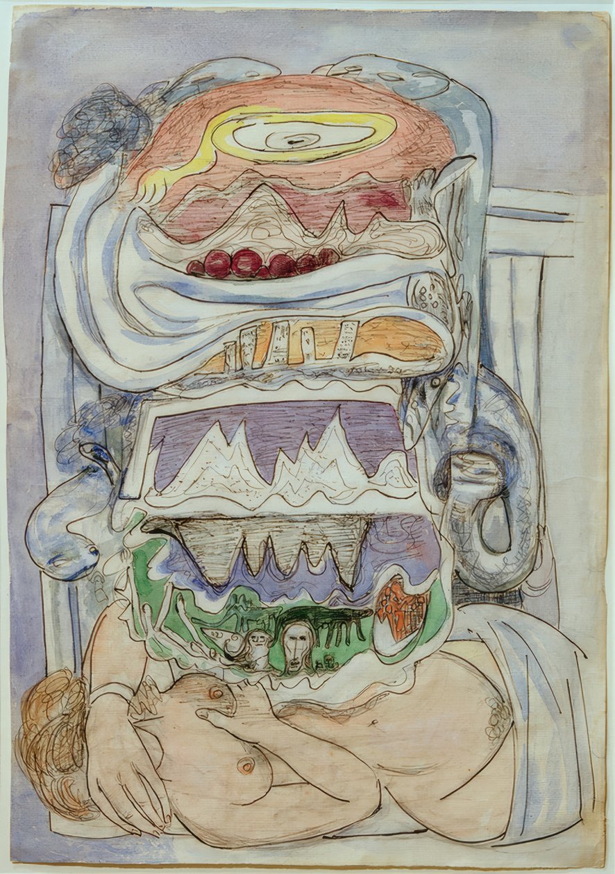 Rêve de carte du monde (Univers) - Max Beckmann