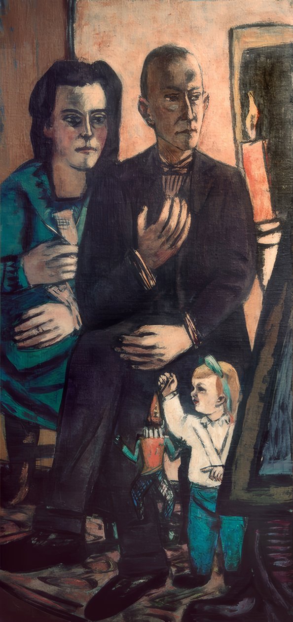 Portrait de famille Lütjens - Max Beckmann