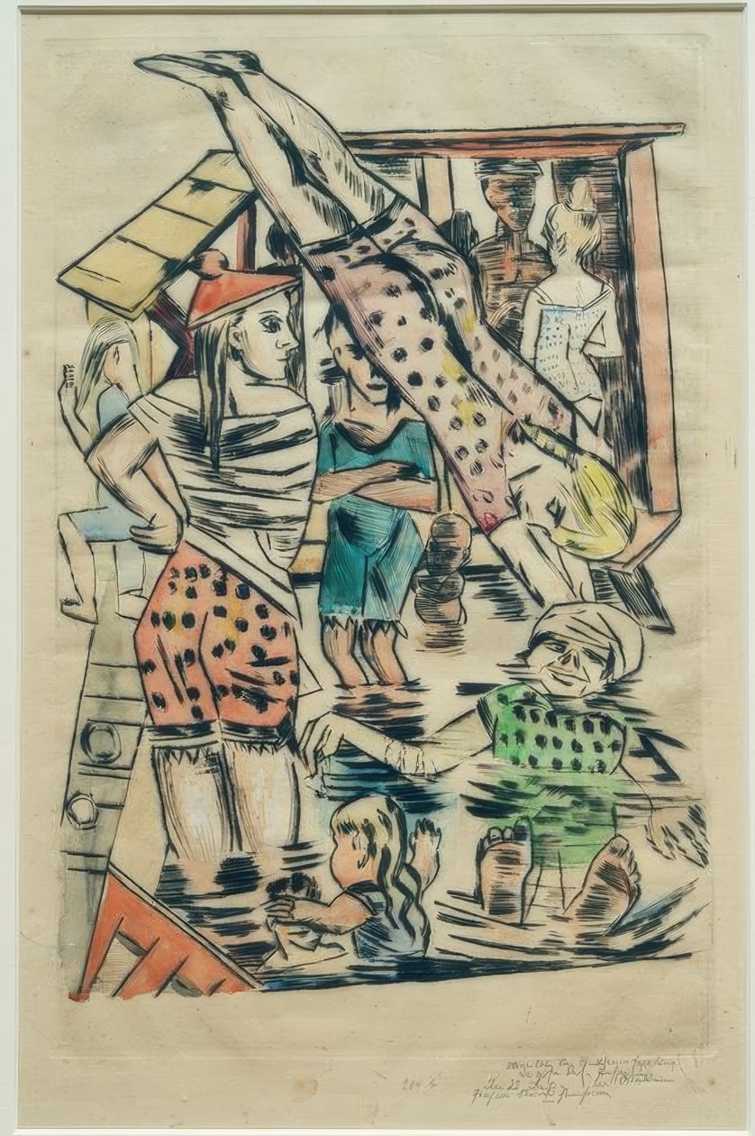 Bain de femmes - Max Beckmann