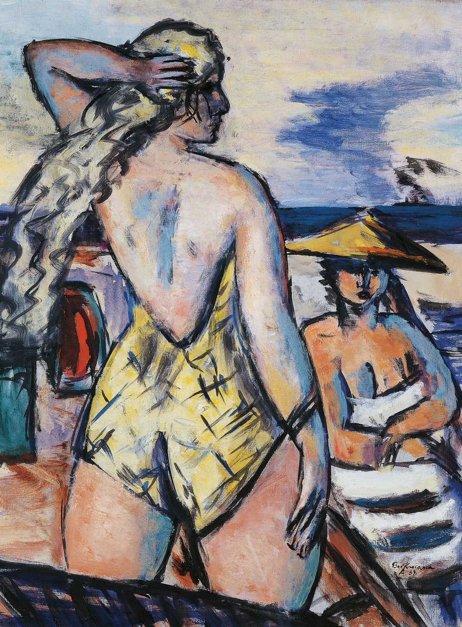Filles au bord de la mer - Max Beckmann