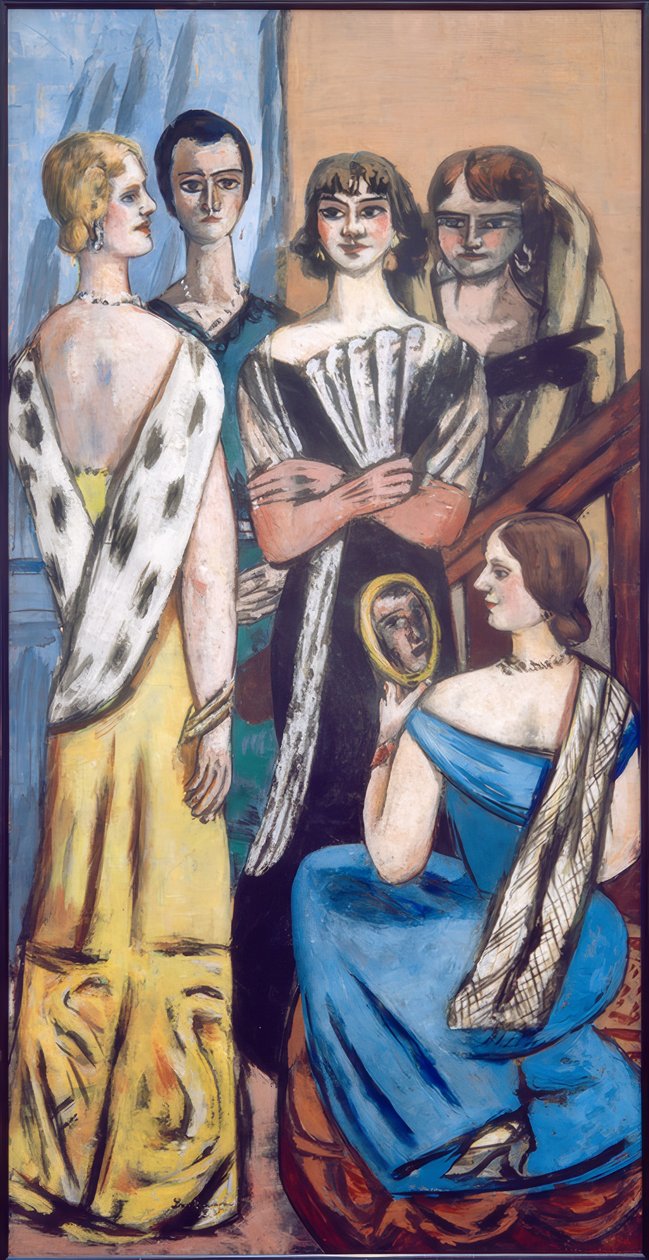 Grand portrait de femmes (Cinq femmes) - Max Beckmann