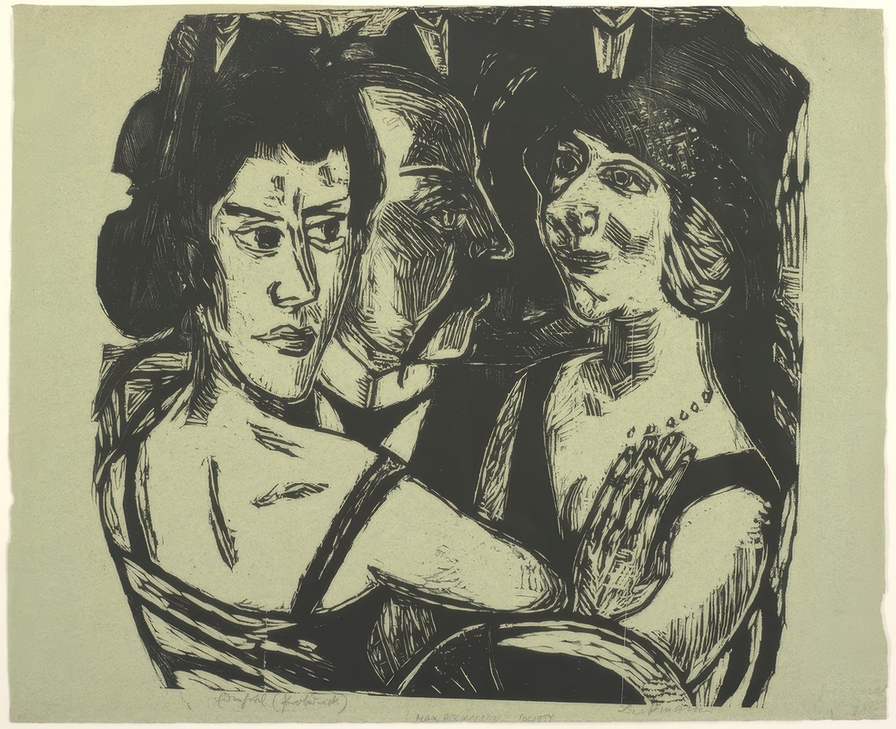 Portrait de groupe, Eden Bar - Max Beckmann
