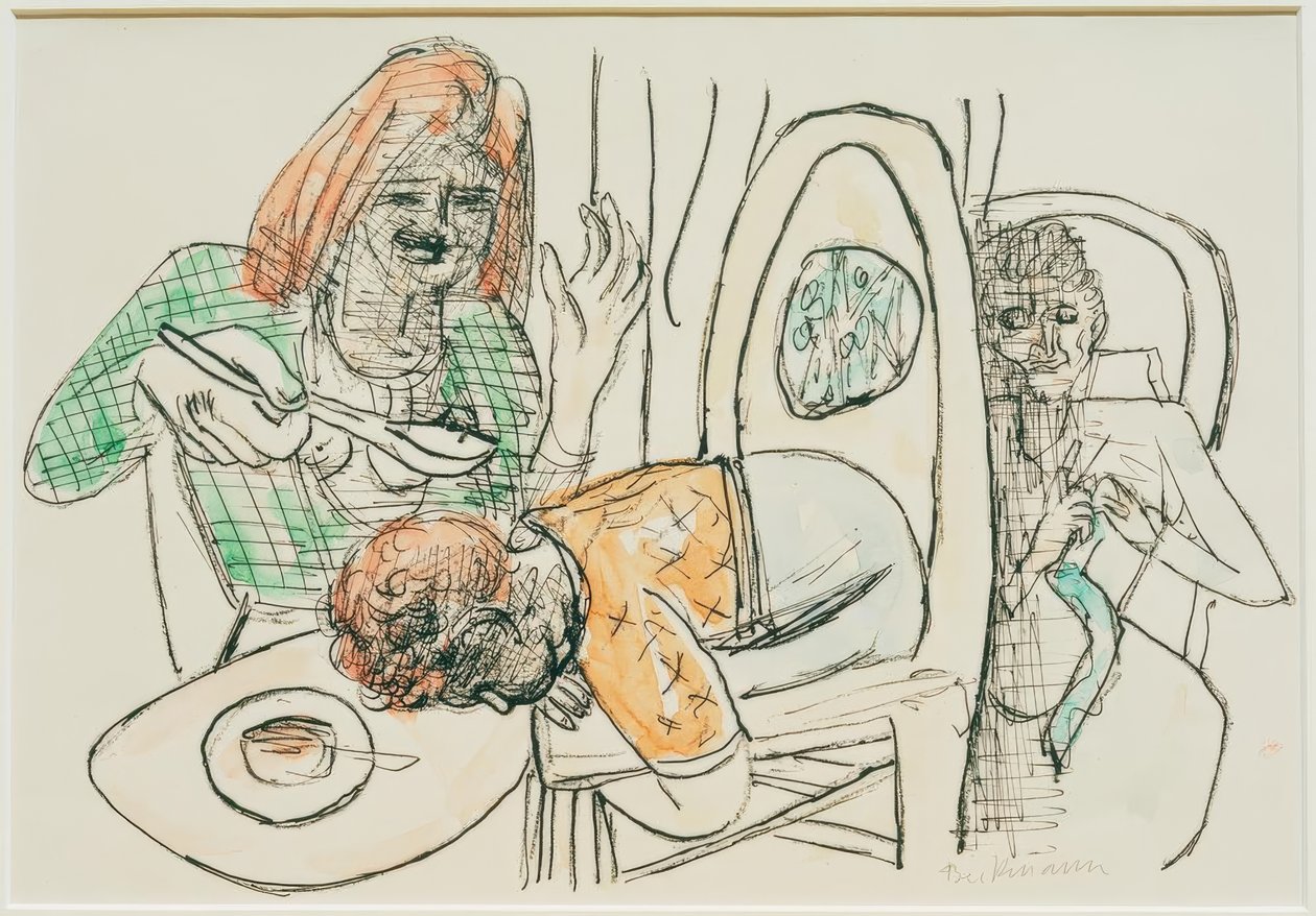 Je ne mange pas ma soupe - Max Beckmann