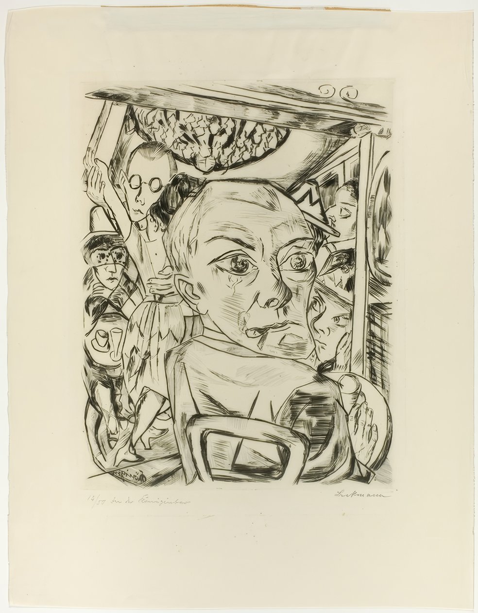 Reine Bar (Autoportrait) - Max Beckmann