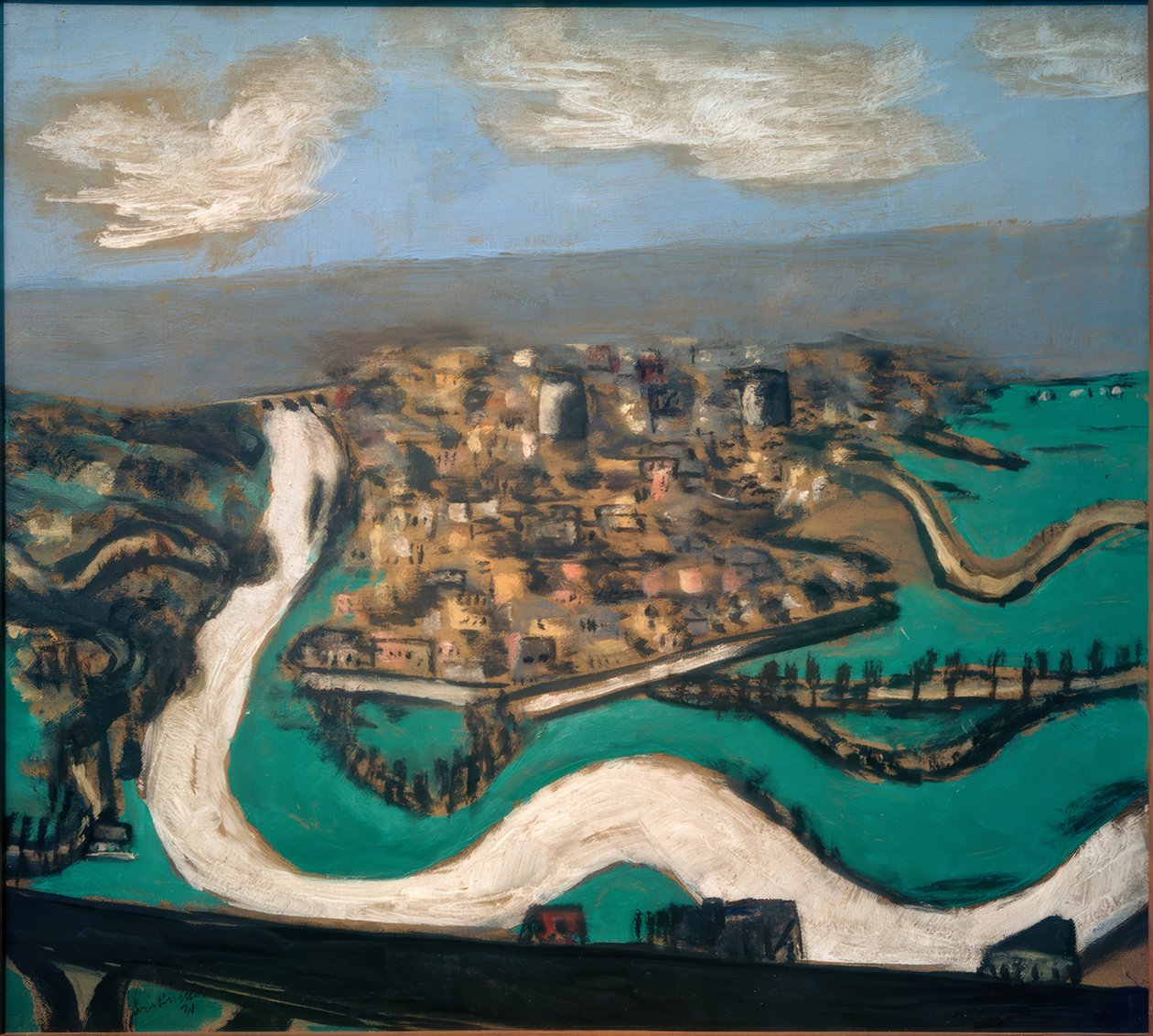 Paysage près de Saint-Germain - Max Beckmann