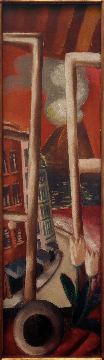 Paysage avec Vésuve - Max Beckmann